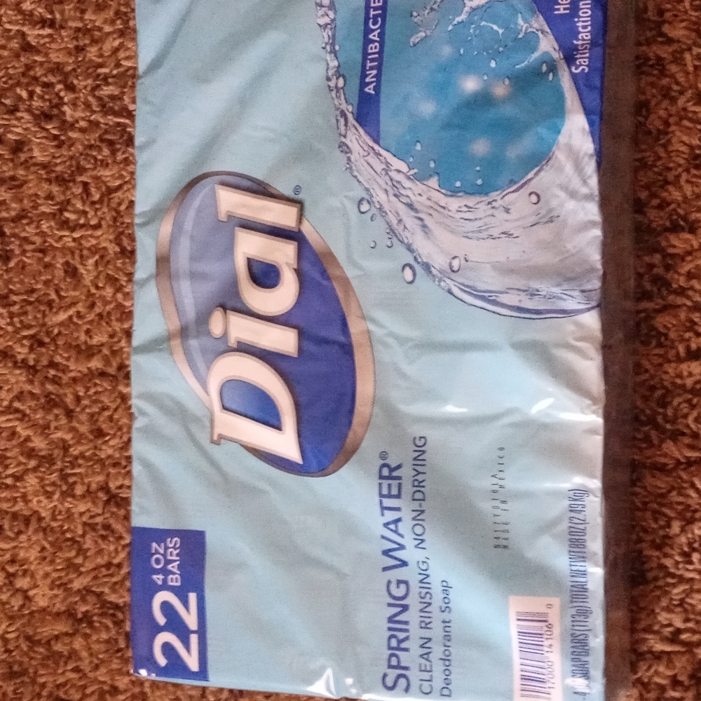 Dial Antibacterial Spring Water Deodorant Bar Soap